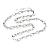 5MM 304 Stainless Steel Twisted Oval Link Chain Necklaces for Man and Women SA-CBAB767-18B-P-4