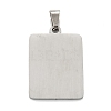 Non-Tarnish 304 Stainless Steel Pendants STAS-K216-48U-P-2