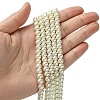 Eco-Friendly Dyed Glass Pearl Round Beads Strands HY-A008-6mm-RB011-3