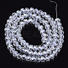 Electroplate Glass Beads Strands X-EGLA-A034-T8mm-A20-2
