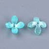 Cellulose Acetate(Resin) Bead Caps KK-S161-05F-2