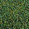 Round Transparent Colors Rainbow Glass Seed Beads X-SEED-A007-2mm-167-3