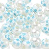 Sports Printed ABS Plastic Beads PL-CBA1C22-09-1