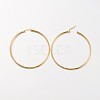 Ion Plating(IP) 304 Stainless Steel Hoop Earrings EJEW-N0016-11G-I-2