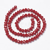 Opaque Solid Color Glass Beads Strands LS-EGLA-A034-P2mm-D02-2