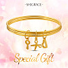 SHEGRACE Brass Charm Bangles JB627A-5