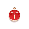 Alloy Enamel Pendants ENAM-S124-01B-07A-2