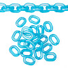 20Pcs Transparent Acrylic Quick Link Connectors OACR-TADJ0001-03I-1