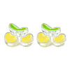 Transparent Acrylic Enamel Beads LS-TACR-N012-006G-2