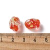 Handmade Foil Lampwork Beads Strands FOIL-Z001-06C-4