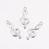 Treble Clef Pendants TIBEP-R315-S-LF-1