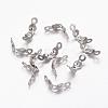 Tarnish Resistant 304 Stainless Steel Bead Tips STAS-E129-06P-1