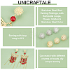 Unicraftale 24Pcs 2 Colors 304 Stainless Steel Stud Earring Findings STAS-UN0040-80-5