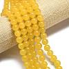 Natural Malaysia Jade Beads Strands G-L645-C01-14mm-23-3
