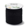 20M Polyester Braided Cord for Jewelry Making OCOR-G015-04A-04-2