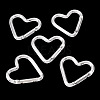 5Pcs Zinc Alloy Spring Gate Rings FIND-TA0009-73O-9