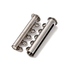 304 Stainless Steel Slide Lock Clasps STAS-A117-07A-P-2