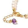 Natural Pearl Beaded Bracelet for Girl Women BJEW-JB06859-7