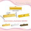 300Pcs 3 Colors Iron Ribbon Ends FIND-GA0008-14-2