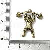 Tibetan Style Alloy Sport Pendants PALLOY-M217-43AB-3