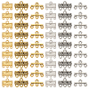   84Pcs 6 Styles Alloy Chandelier Components Links FIND-PH0020-20-1