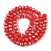 Electroplate Glass Beads Strands EGLA-A044-P6mm-B22-3