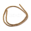 Electroplate Non-magnetic Synthetic Hematite Beads Strands G-B014-12A-2