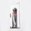 Wooden Paint Brushes Pens Sets AJEW-L074-02-4