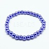 Stretchy Glass Pearl Bracelets BJEW-D068-8mm-M-2