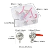 8Pcs 2 Colors Rack Plating Alloy Stud Earring Findings FIND-YW0003-82B-4