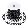 Aluminium Twisted Chains Curb Chains CHA-TA0001-05EB-3