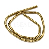 Electroplated Synthetic Non-magnetic Hematite Beads Strands G-K361-A04-01-2