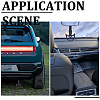 2Pcs ABS Plastic Devil Heart Rear Bumper Warning Handle Ring HJEW-SP0001-51D-7