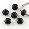 Imitation Cat Eye Resin European Beads RPDL-S001-01-1