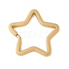 304 Stainless Steel Split Key Rings Hand Polished STAS-D144-01A-G-1