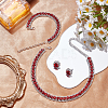 1 Bag Brass & Glass & Iron Jewelry Sets SJEW-UN0001-28-2