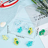 SUNNYCLUE 10Pcs 5 Style Silicone Beads SIL-SC0001-14-7