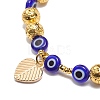 6Pcs 6 Style Natural Mixed Gemstone & Pearl & Glass Beaded Stretch Bracelets Set BJEW-JB08876-8