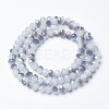 Electroplate Glass Beads Strands EGLA-A034-J2mm-F05-2