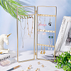 Iron Jewelry Display Folding Screen Stands with 2 Folding Panels EDIS-WH0029-83B-4