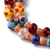Handmade Evil Eye Lampwork Beads Strands LAMP-S069-01A-07-3