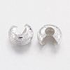 Brass Crimp Beads Covers KK-G016-S-NF-2