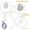 SUPERFINDINGS DIY Oval Photo Pendant Necklace Making Kit DIY-FH0004-62-5