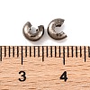 Iron Crimp Beads Covers IFIN-H029-B-3