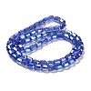 Electroplate Glass Beads Strands EGLA-D030-19H-2