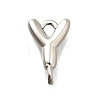 Brass Connector Charms KK-P295-01P-Y-1