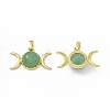 Natural Green Aventurine Pendants G-H283-02F-2