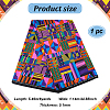 Kente Wax Printed Polyester Fabric DIY-WH0308-488-2