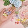 30Pcs 6 Color Plastic with Resin and Polymer Clay Accessories KY-CJ0001-35-5