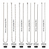 Beadthoven 30Pcs 6 Style 304 Stainless Steel Chains Necklace STAS-BT0001-13-4